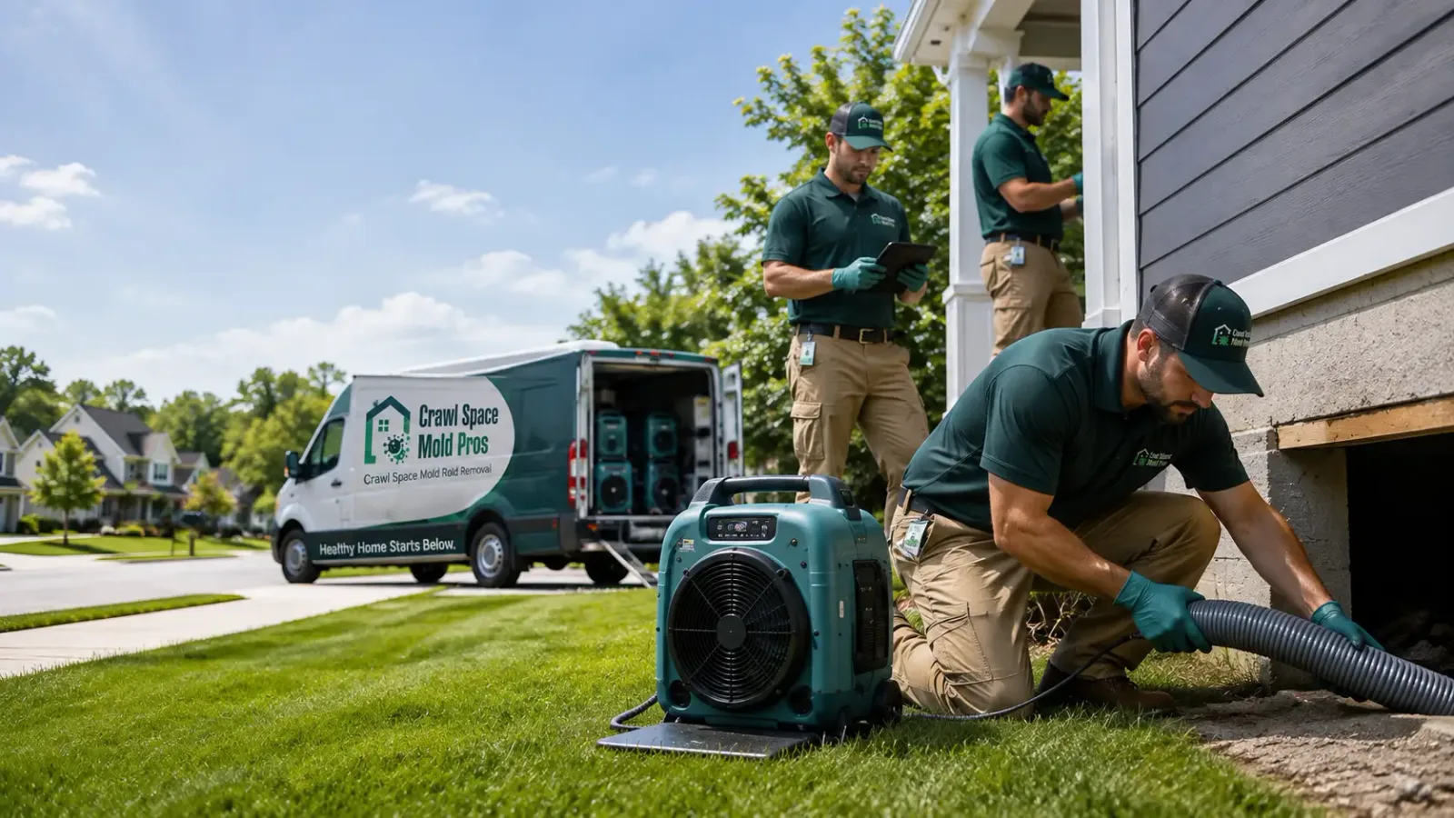 Crawl Space Mold Removal in Claude, TX